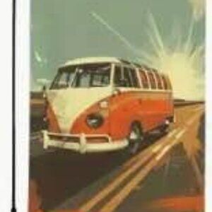 NEW - VW Bus - Van double sided garden flag